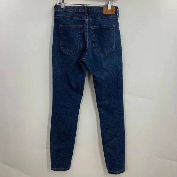 Everlane Women's Classic 5 Pocket Mid Rise Cotton Stretch Tapered Jeans Size 27 - Picture 2 of 14